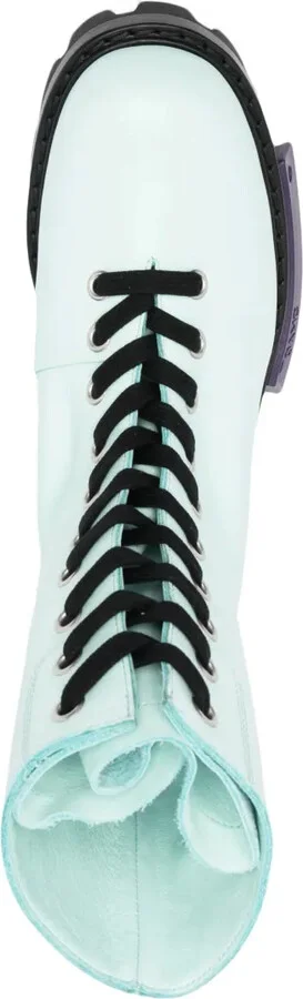 Logo-Print Lace-Up Fastening Boots - Image 4