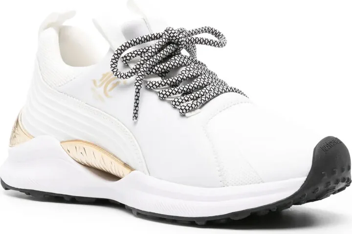 Logo-Print Lace-Up Sneakers - Image 2