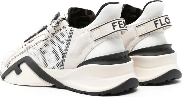 Logo-Print Lace-Up Sneakers - Image 3