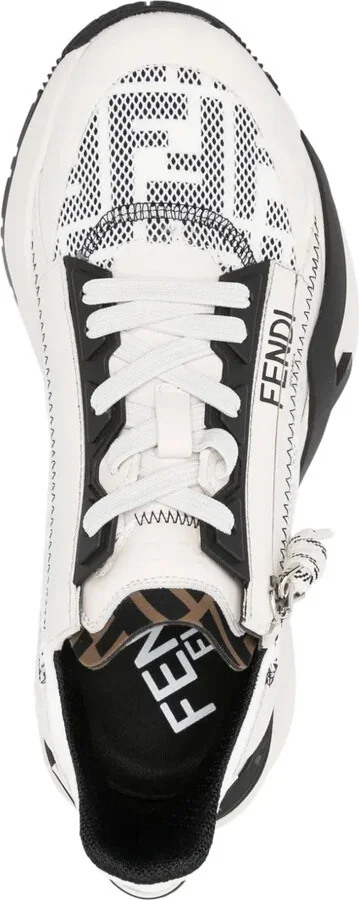 Logo-Print Lace-Up Sneakers - Image 4