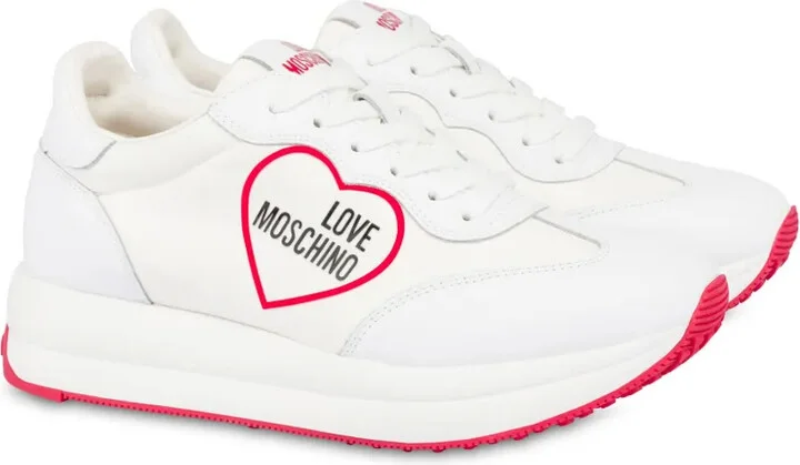 Logo-Print Lace-Up Sneakers - Image 2