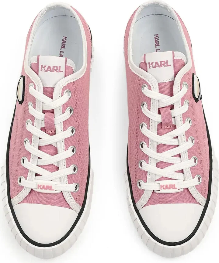 Logo-Print Lace-Up Sneakers - Image 4