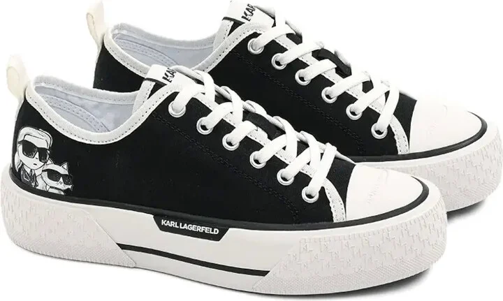 Logo-Print Lace-Up Sneakers - Image 2