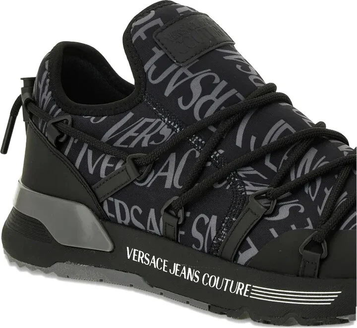 Logo-Print Lace-Up Sneakers - Image 4