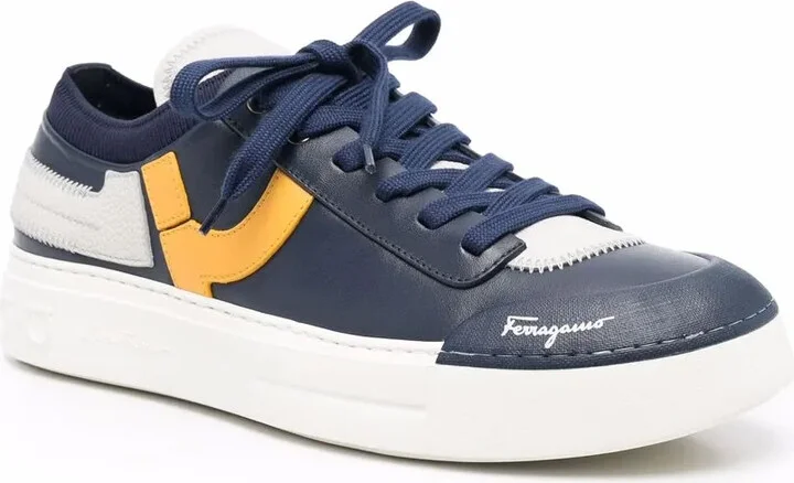 Logo-Print Lace-Up Sneakers - Image 2
