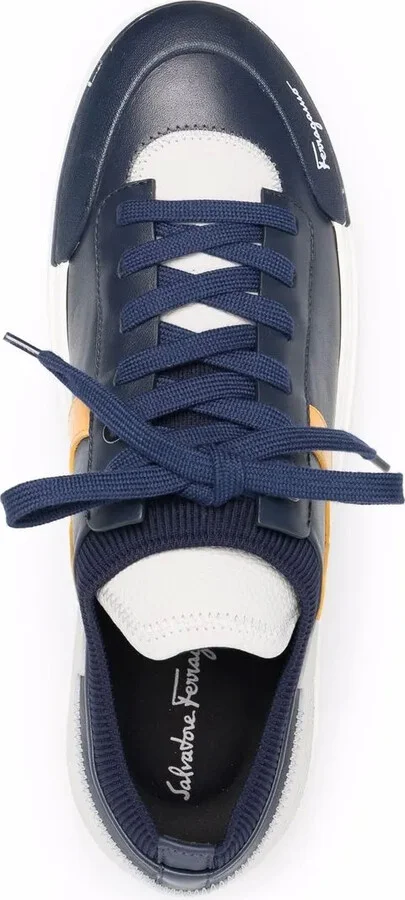 Logo-Print Lace-Up Sneakers - Image 4