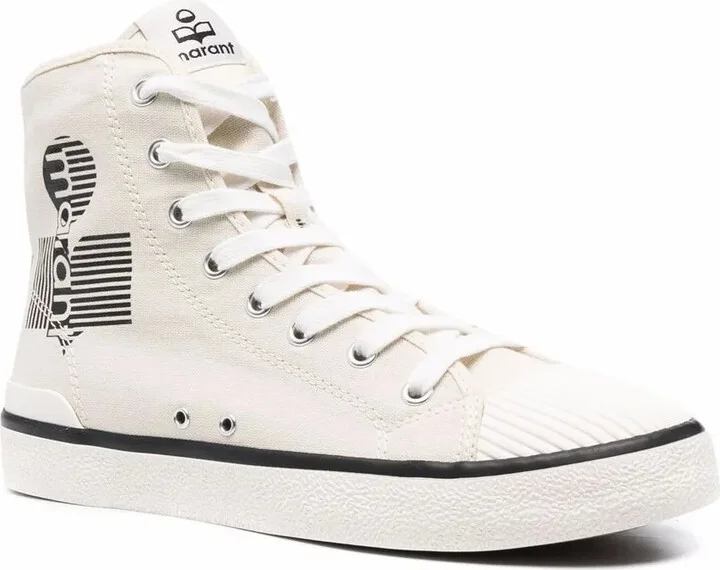 Logo-Print Lace-Up Sneakers - Image 2