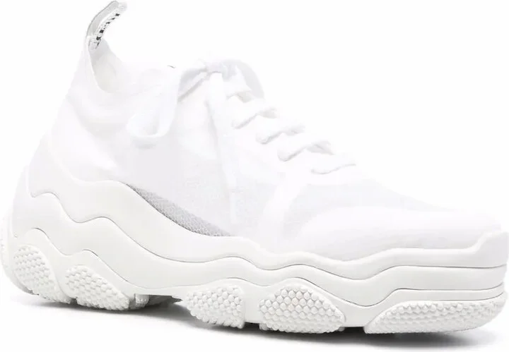Logo-Print Lace-Up Sneakers - Image 2