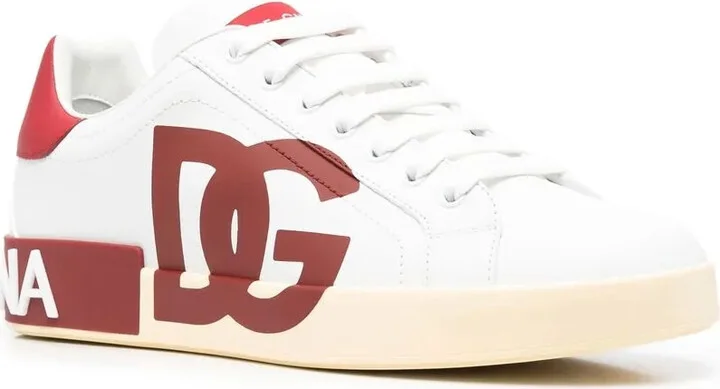 Logo-Print Lace-Up Sneakers - Image 2