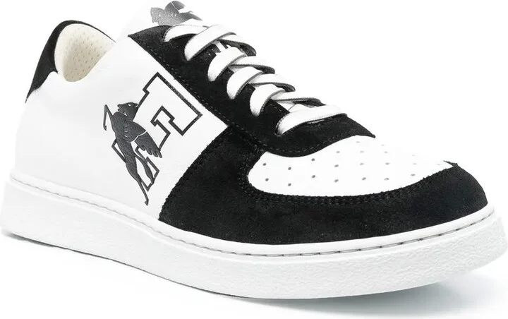 Logo-Print Lace-Up Sneakers - Image 2