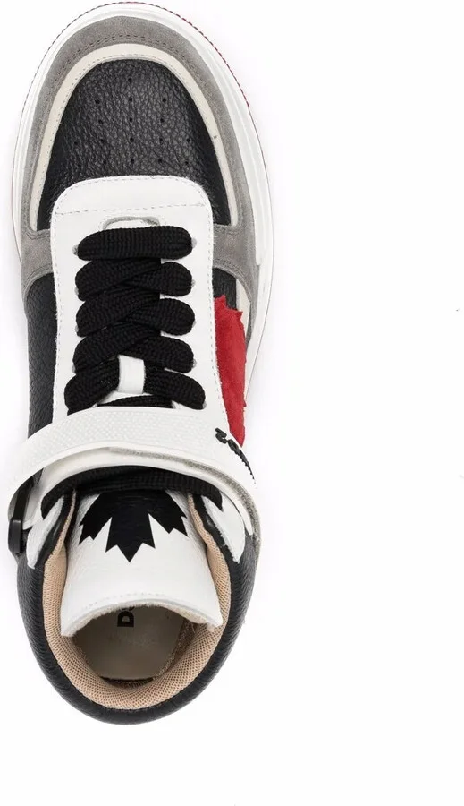 Logo-Print Lace-Up Sneakers - Image 4