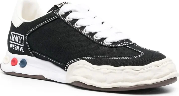 Logo-Print Lace-Up Sneakers - Image 2