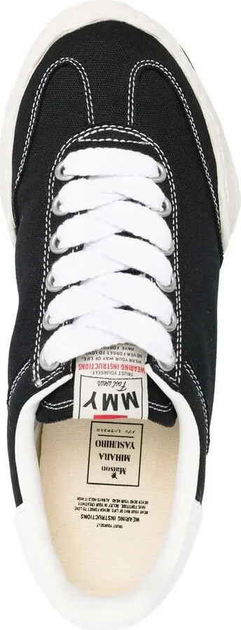 Logo-Print Lace-Up Sneakers - Image 4