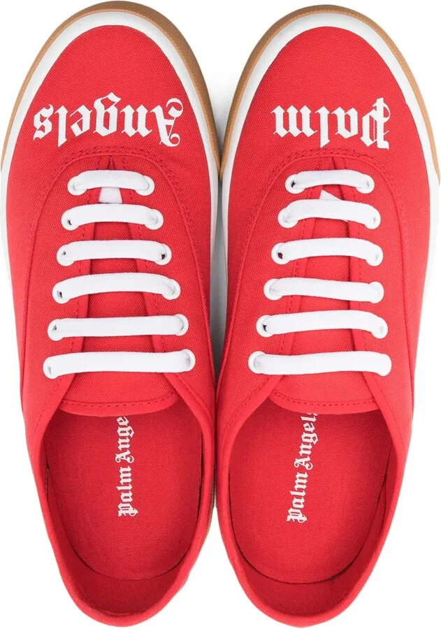 Logo-Print Lace-Up Sneakers - Image 4