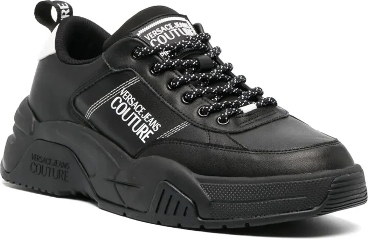 Logo-Print Lace-Up Sneakers - Image 2