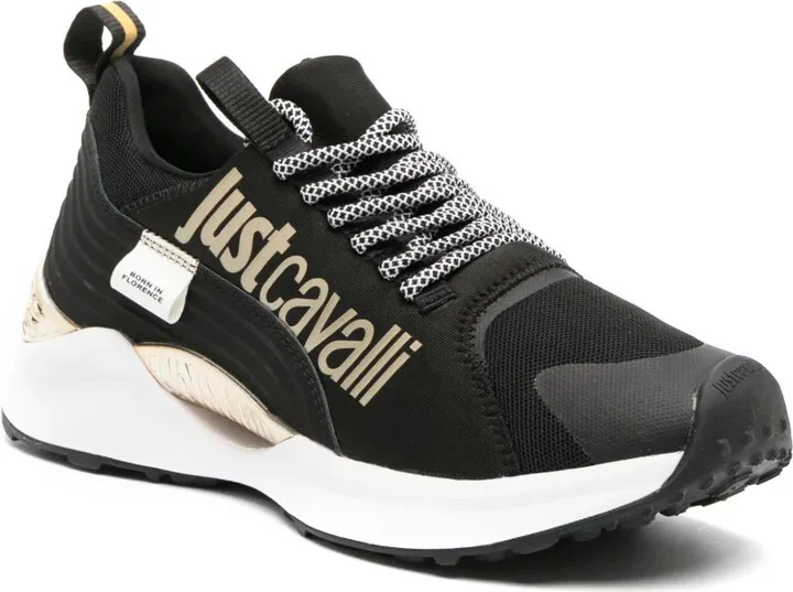 Logo-Print Lace-Up Sneakers - Image 2