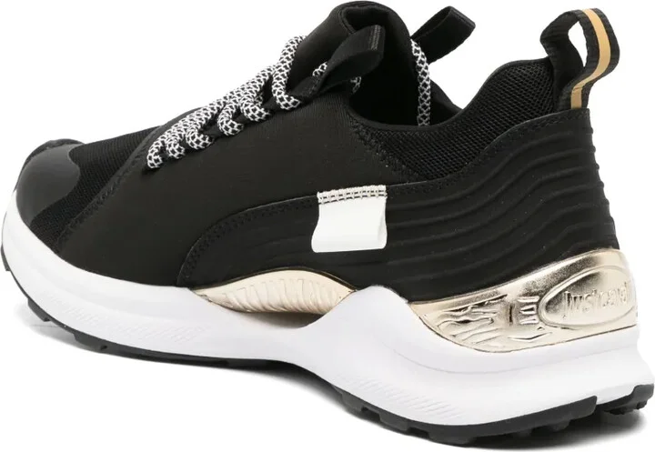 Logo-Print Lace-Up Sneakers - Image 3