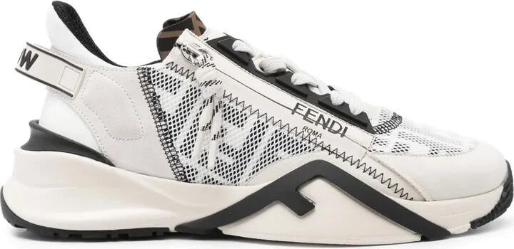 Logo-Print Lace-Up Sneakers