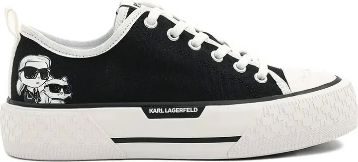 Logo-Print Lace-Up Sneakers