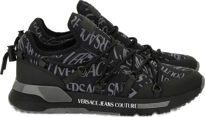 Logo-Print Lace-Up Sneakers