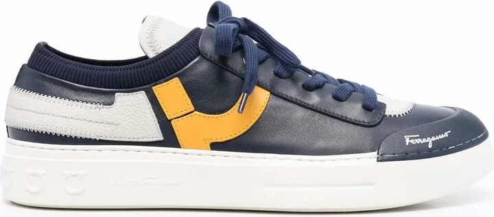 Logo-Print Lace-Up Sneakers