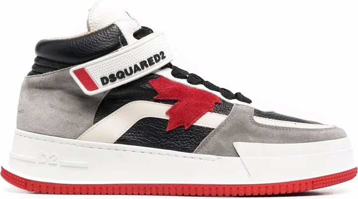 Logo-Print Lace-Up Sneakers
