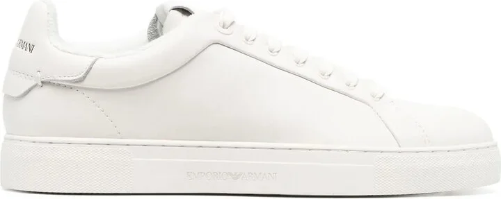 Logo-Print Lace-Up Sneakers
