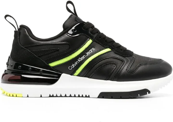 Logo-Print Lace-Up Sneakers