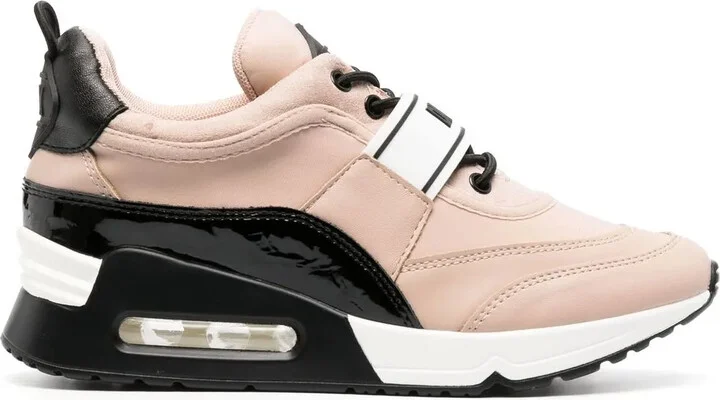 Logo-Print Lace-Up Sneakers