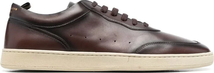 Logo-Print Lace-Up Sneakers