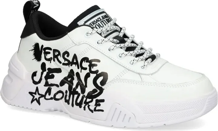Logo-Print Lace-Up Trainers - Image 2
