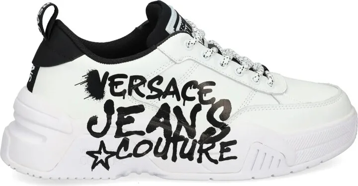 Logo-Print Lace-Up Trainers