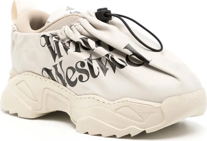 Logo-Print Layered Sneakers - Image 2