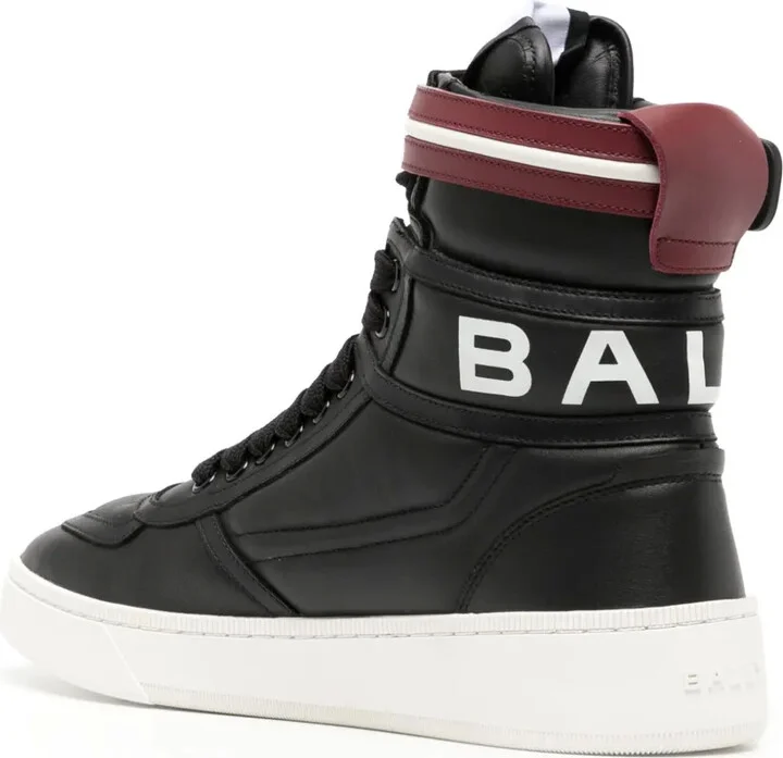 Logo-Print Leather Ankle Boots - Image 3