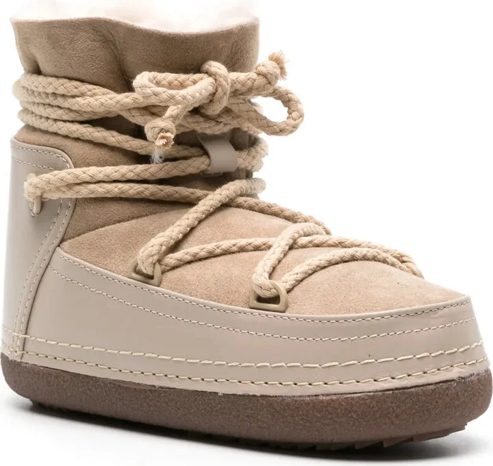Logo-Print Leather Boots - Image 2