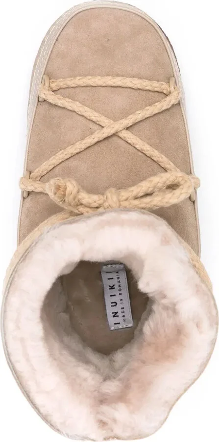 Logo-Print Leather Boots - Image 4