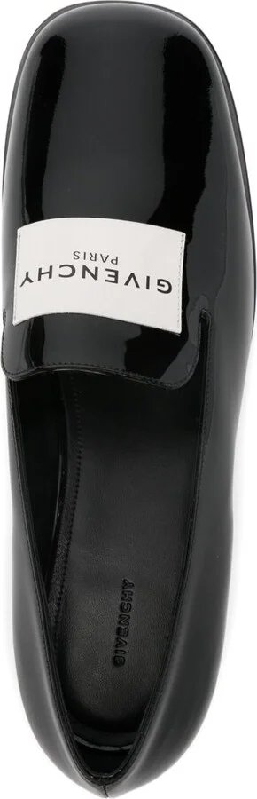 Logo-Print Leather Loafers - Image 4