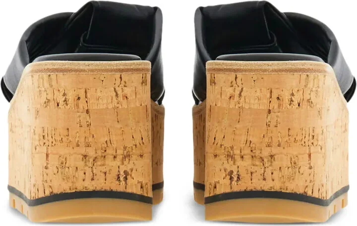Logo-Print Leather Sandals - Image 3