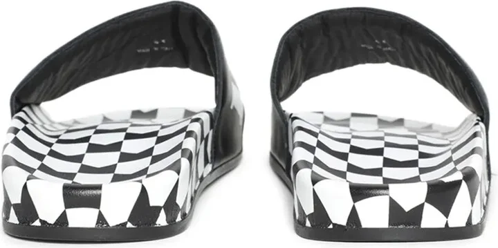 Logo-Print Leather Slides - Image 3