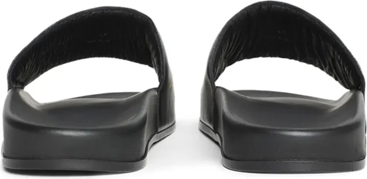 Logo-Print Leather Slides - Image 3