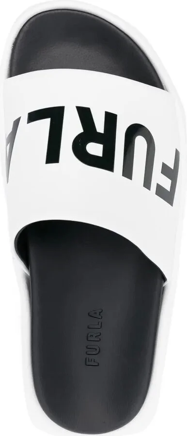 Logo-Print Leather Slides - Image 4