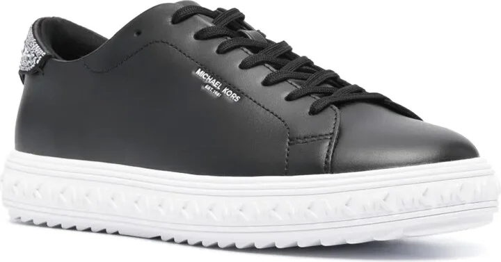 Logo-Print Leather Sneakers - Image 2