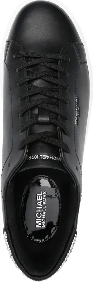 Logo-Print Leather Sneakers - Image 4