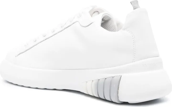 Logo-Print Leather Sneakers - Image 3