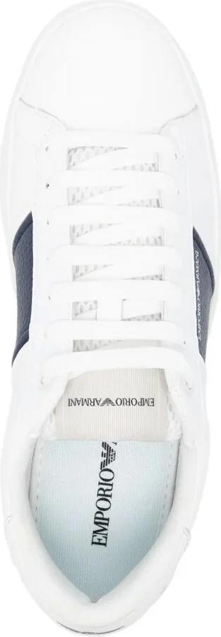 Logo-Print Leather Sneakers - Image 4