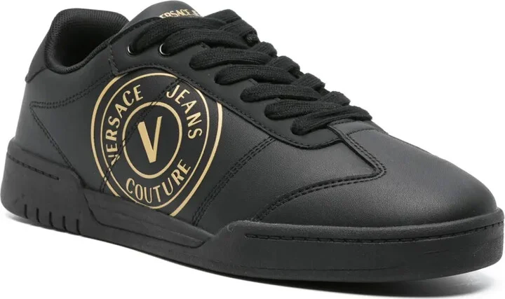 Logo-Print Leather Sneakers - Image 2