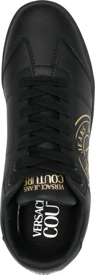 Logo-Print Leather Sneakers - Image 4