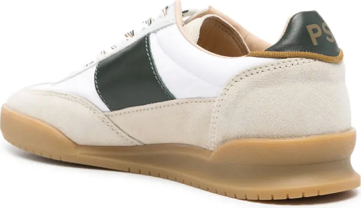Logo-Print Leather Sneakers - Image 3