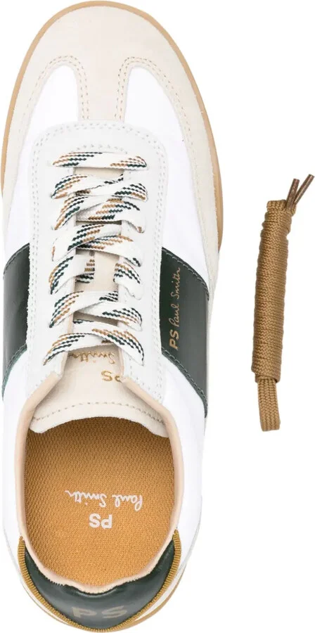 Logo-Print Leather Sneakers - Image 4