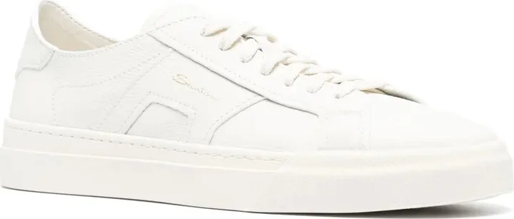 Logo-Print Leather Sneakers - Image 2